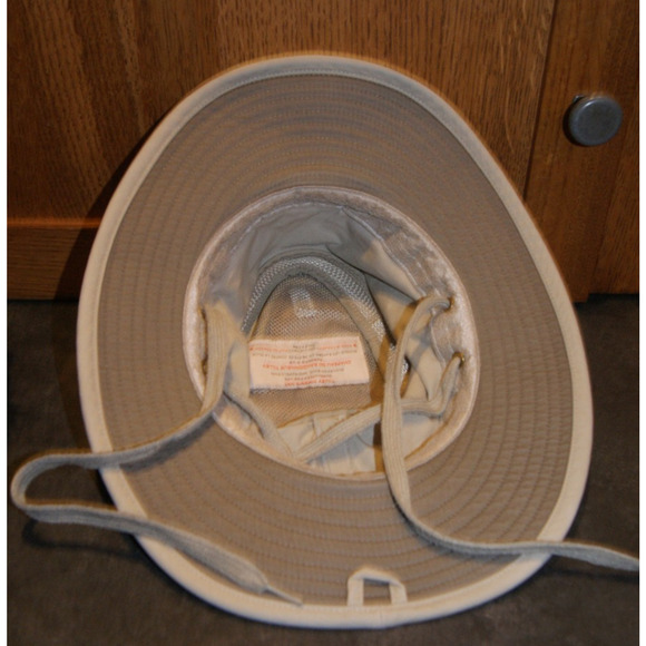 Tilley Airflow Hikers Hat Sun Cap Size 7 1/4 Tan Beige Camping Outdoors Canada - Picture 6 of 9